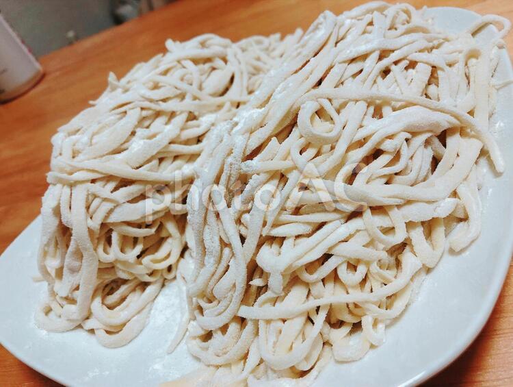 生麺　手打ち　ラーメン　手作り 手打ち,生麺,手作りの写真素材