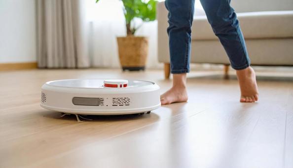 お掃除ロボット お掃除ロボットの写真