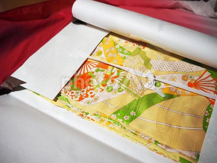 初宮参りや七五三に用いる祝着のイメージ 祝着,七五三,初宮の写真素材