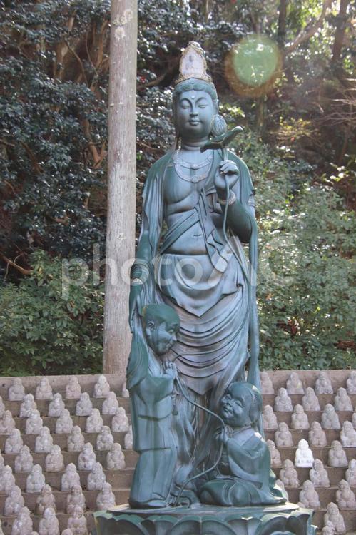 宗像市の鎮国寺のぼけ封じ観音 宗像市,鎮国寺,風景の写真素材