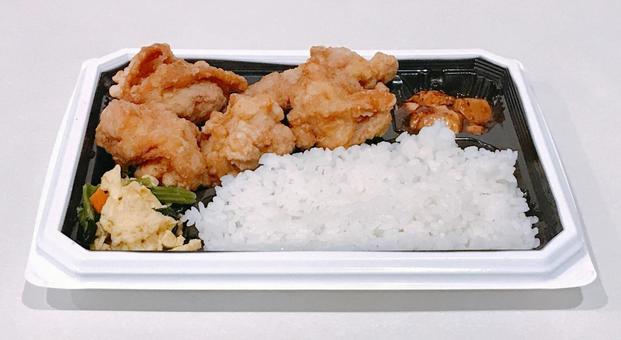からあげ弁当 からあげ弁当 からあげ弁当,唐揚げ弁当,弁当の写真素材