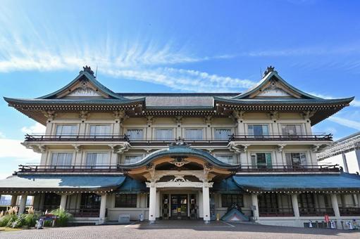 歌舞伎座のように重厚な滋賀県びわ湖大津館 歌舞伎座のように重厚な滋賀県びわ湖大津館 びわ湖大津館,滋賀県,大津市の写真素材