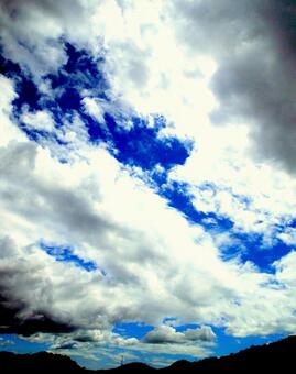 雲と青 雲と青の写真