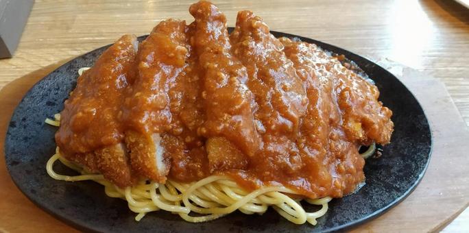 釧路名物スパカツ 釧路名物スパカツ スパカツ,泉屋,スパゲッティの写真素材