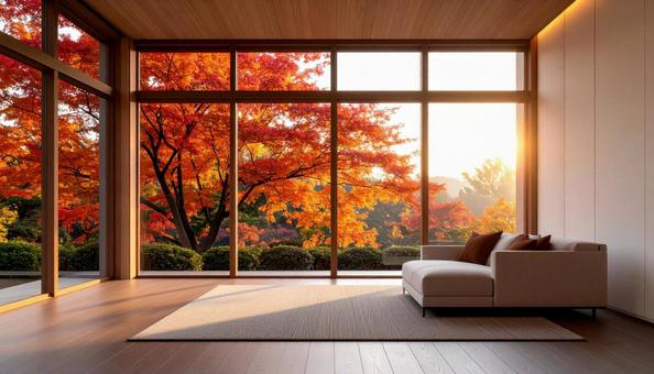 秋の紅葉 秋の紅葉の写真