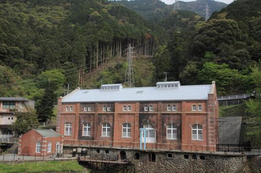 愛媛県別子銅山　旧端出場水力発電所 旧端出場水力発電所,端出場水力発電所,別子銅山の写真素材