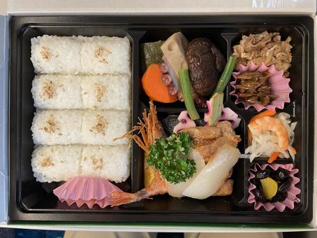 姫路味づくし弁当 姫路駅,姫路味づくし弁当,幕の内弁当の写真素材