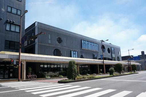 mallmallまちなか交流センター mallmallまちなか交流センター 宮崎県,都城市,市街地の写真素材