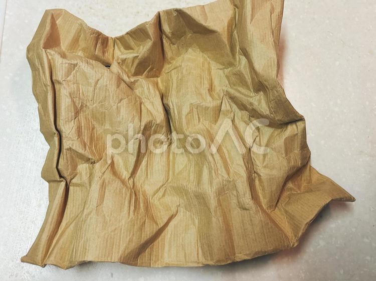 しわしわの紙 しわしわ,ヨレヨレ,紙の写真素材
