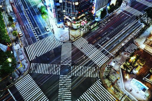東京の夜景 東京の夜景 都市の夜景,大都会,都市風景の写真素材
