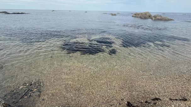 新潟県村上市の海辺1 新潟県村上市の海辺1の写真
