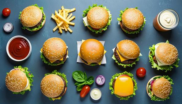 ハンバーガー ハンバーガーの写真