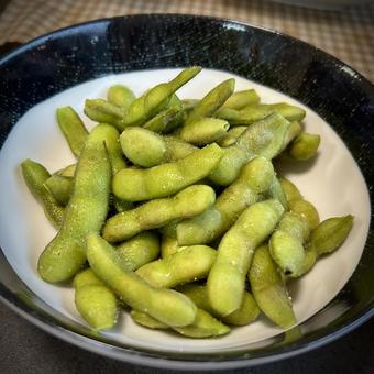 枝豆の塩茹で 枝豆の塩茹での写真