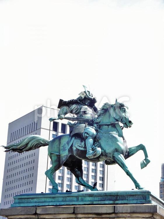 楠公像９ 侍,鎧兜,鎧の写真素材