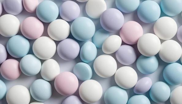 Pastel colored sweets caddy, sweets, candy, candy, JPG