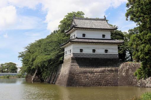 新発田城二ノ丸隅櫓(国重文)、新潟県 新発田城二ノ丸隅櫓(国重文)、新潟県 新発田城,二ノ丸隅櫓,重要文化財の写真素材