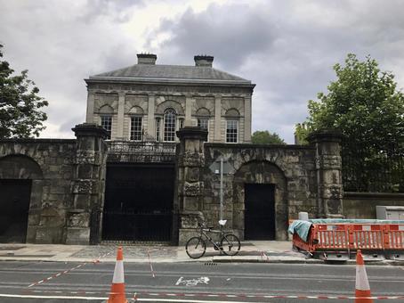 アイルランド、ダブリンの街並み アイルランド、ダブリンの街並みの写真