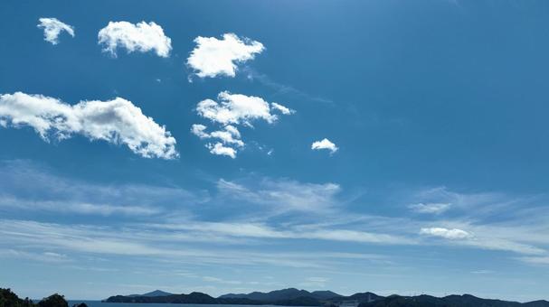 女川の青空 女川の青空の写真