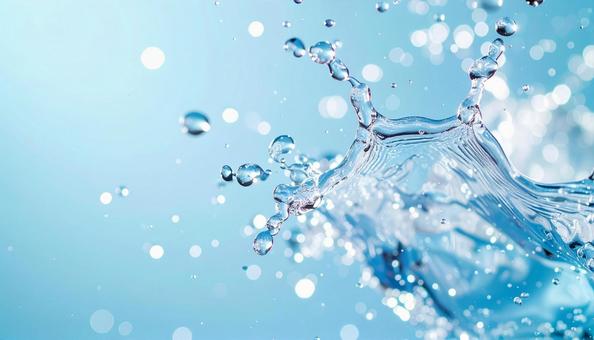 ダイナミックな水しぶきの写真