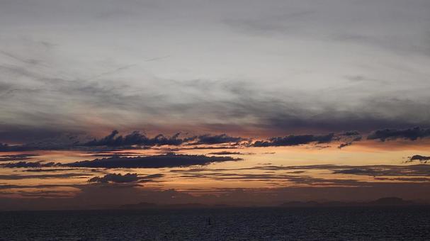 夕日 夕日の写真