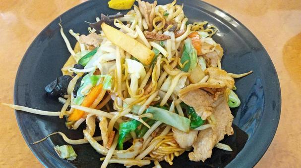 焼きそば 焼きそば 焼きそば,麺類,麺の写真素材