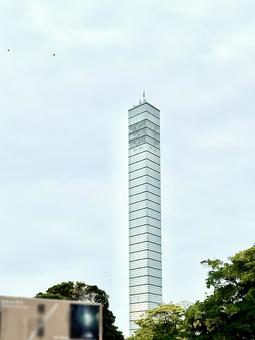 千葉ポートタワー 千葉県,千葉,ポートタワーの写真素材