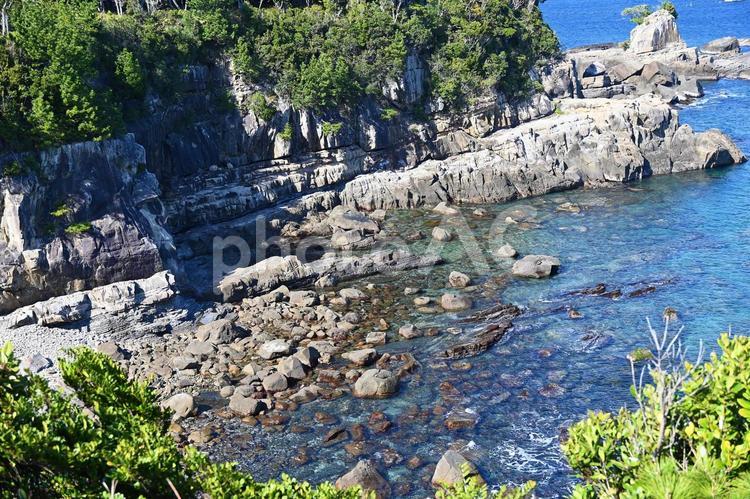 燈明崎　くじらの町　太地町　海岸 燈明崎,くじらの町,太地町の写真素材