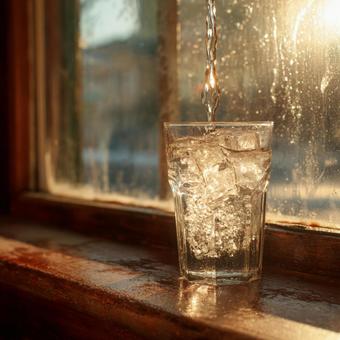 飛び散る水しぶきが涼しげな瞬間 飛び散る水しぶきが涼しげな瞬間の写真