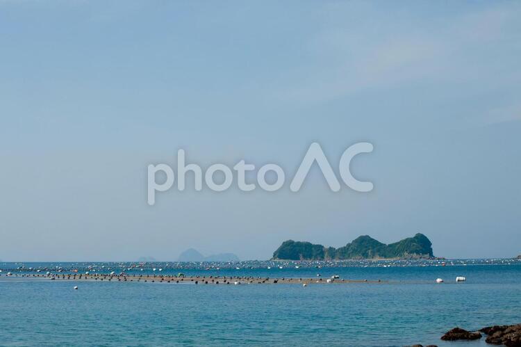 水産養殖場のブイ ブイ,浮き,海の写真素材