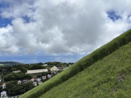 大室山。 大室山。の写真