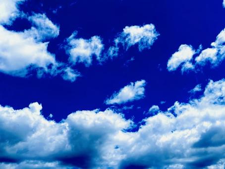 空のわちゃわちゃ 空のわちゃわちゃ 青空,青,空の写真素材
