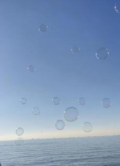 海としゃぼん玉 海としゃぼん玉の写真
