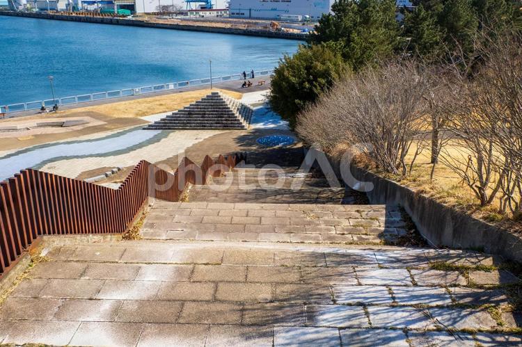仙台港の風景⑺ 仙台港,港,公園の写真素材