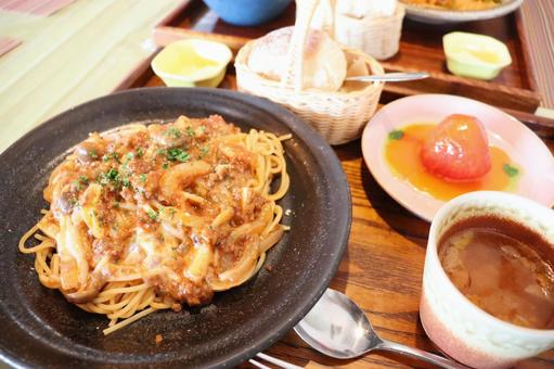 Meat sauce pasta set Meat sauce pasta set