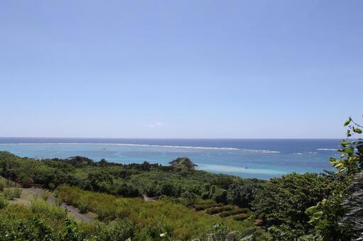 玉取崎展望台 玉取崎展望台 沖縄県,石垣島,展望台の写真素材