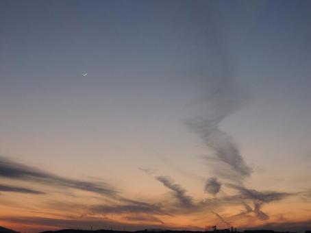 空 夕焼け 空 夕焼け の写真