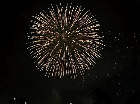 打ち上げ花火 打ち上げ花火の写真