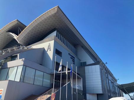 マリンメッセ福岡1 マリンメッセ福岡1 福岡県,マリンメッセ,イベント会場の写真素材