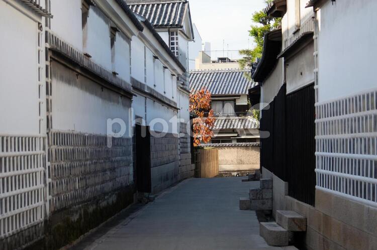 古風な街並み３ 背景,古風,昔の写真素材