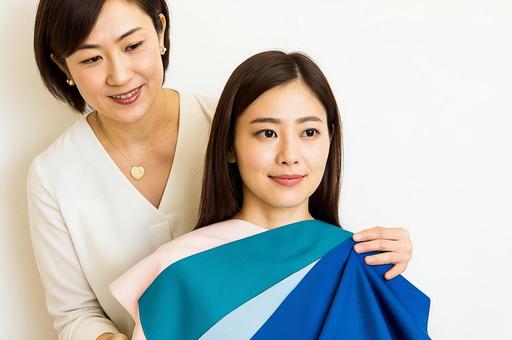 パーソナルカラー診断 パーソナルカラー診断の写真