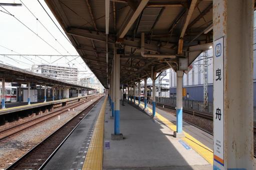曳舟駅 曳舟駅,とうきょうスカイツリー駅,東京スカイツリーの写真素材