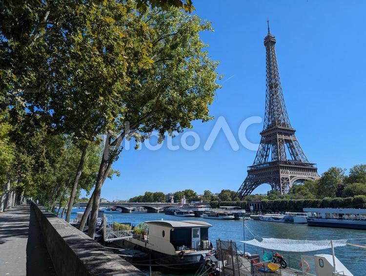 エッフェル塔 エッフェル塔,パリ,フランスの写真素材