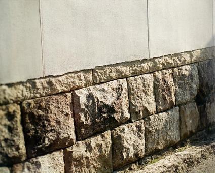 Old-fashioned stone wall, JPG