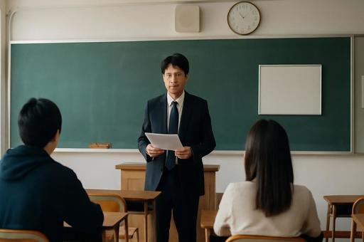授業での講師と生徒 授業での講師と生徒の写真