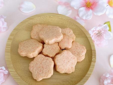 桜のクッキー 桜のクッキーの写真