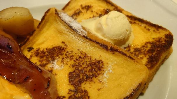 モーニング モーニング モーニングセット,食べ物,フレンチトーストの写真素材