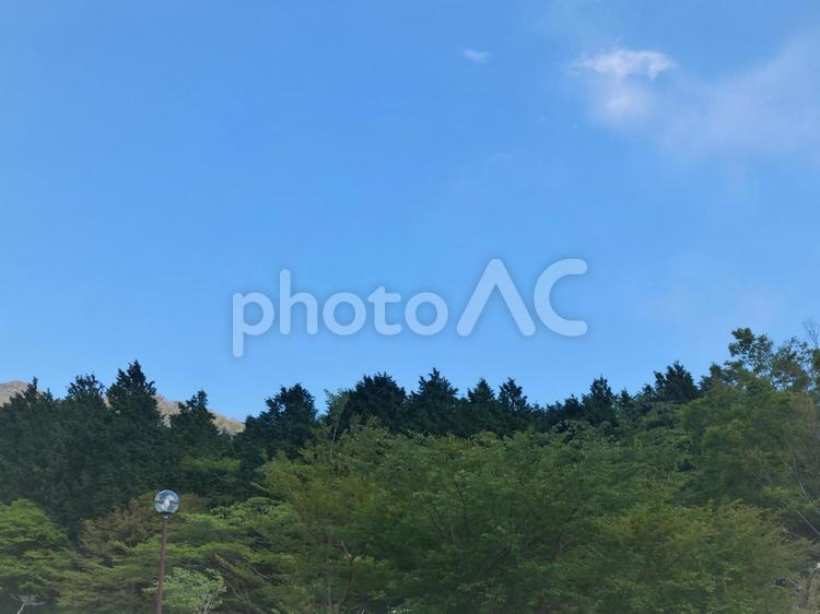 箱根の山々 空,自然,風景の写真素材