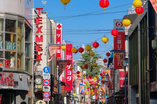 東京都杉並区 高円寺、純情商店街 高円寺,商店街,純情商店街の写真素材