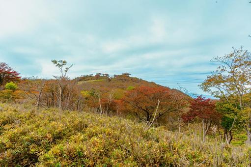 三重　御在所岳　御嶽大権現 御在所岳,山,御在所山の写真素材