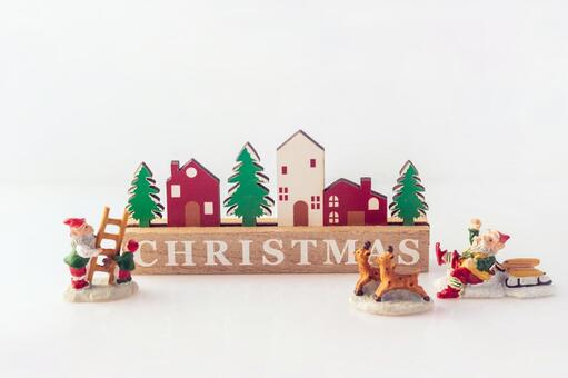 クリスマス(2025)4 クリスマス,ミニチュア,サンタクロースの写真素材